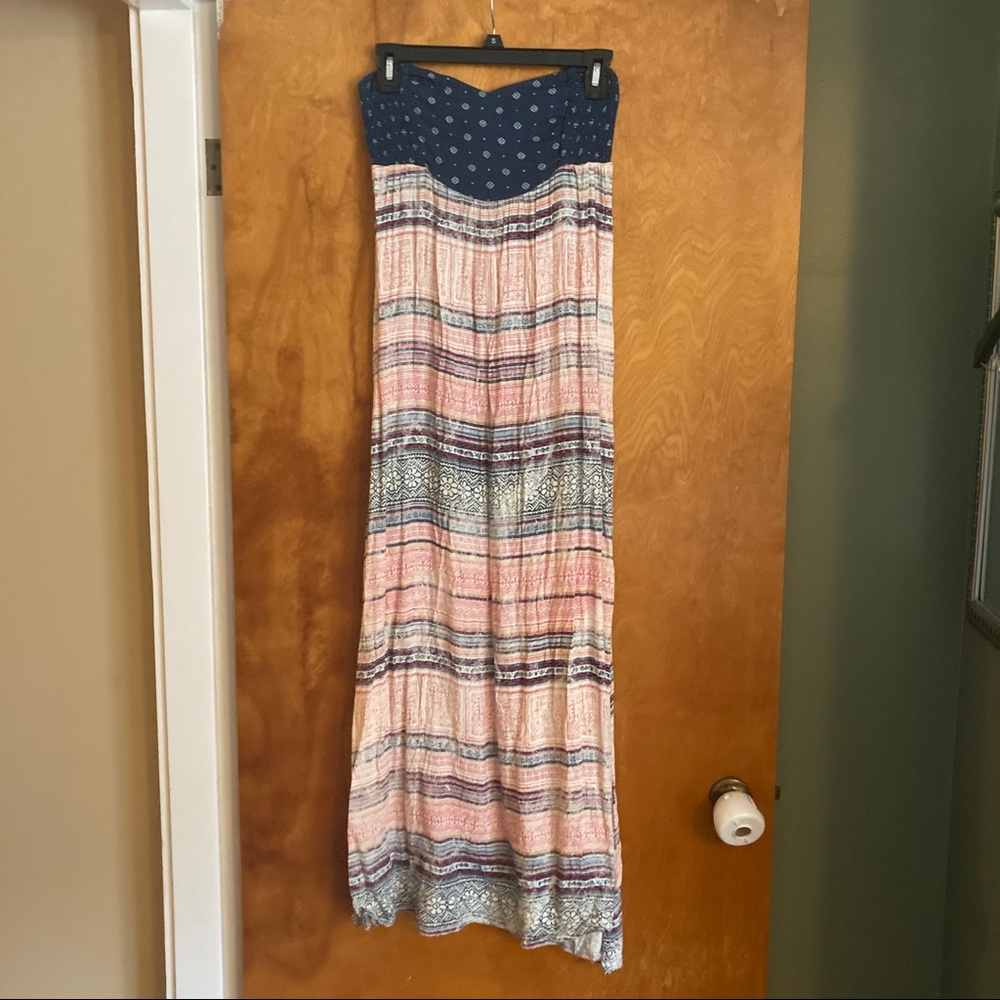 Roxy strapless maxi dress